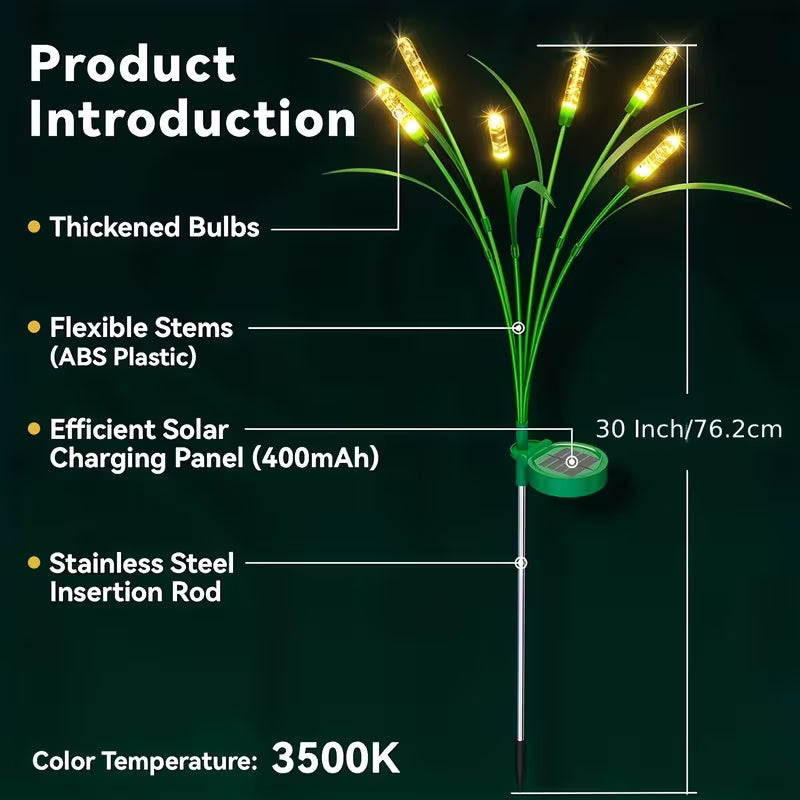 MoonReed Solar Lights – Sfeervolle rietlampen op zonne-energie voor je tuin