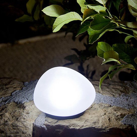 StoneGlow Solar Light – Design kiezelsteen tuinlamp op zonne-energie