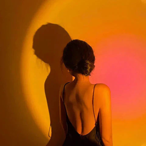 AuraSun Lamp – Sunset lamp met warme kleuren voor ultieme sfeer