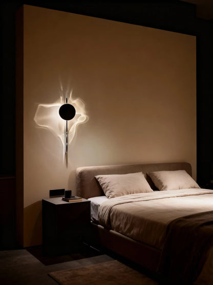 HaloAura Wall Light – Wandlamp met sculpturaal licht & warme gloed