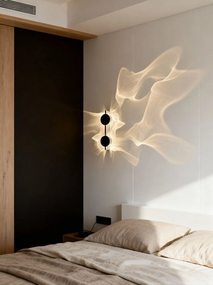 HaloAura Wall Light – Wandlamp met sculpturaal licht & warme gloed