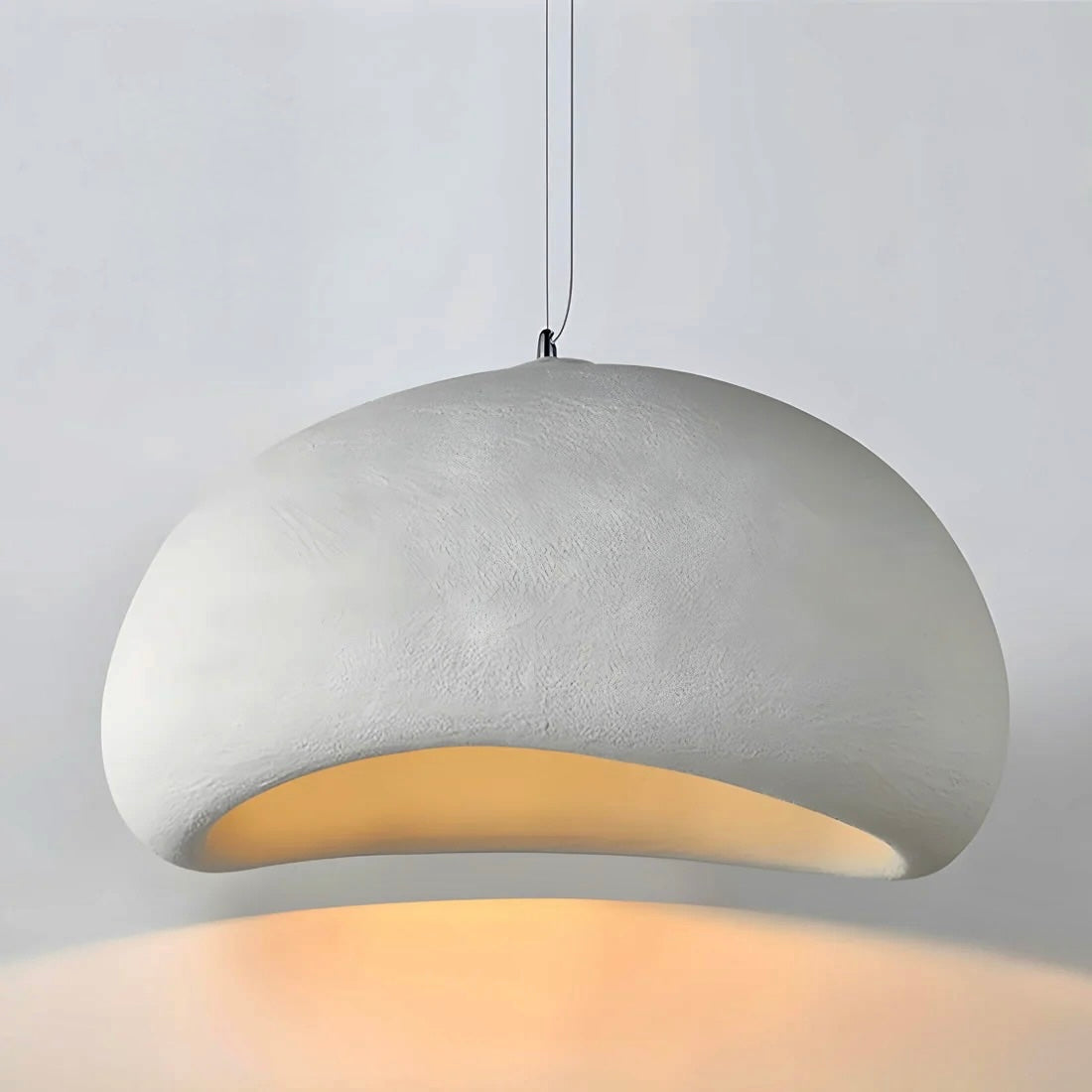 ZenForma Pendant Light – Wabi-Sabi design hanglamp met zachte organische vorm