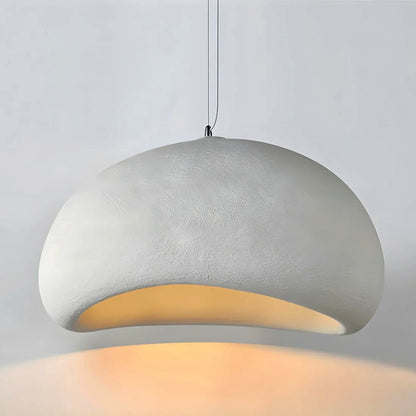 ZenForma Pendant Light – Wabi-Sabi design hanglamp met zachte organische vorm
