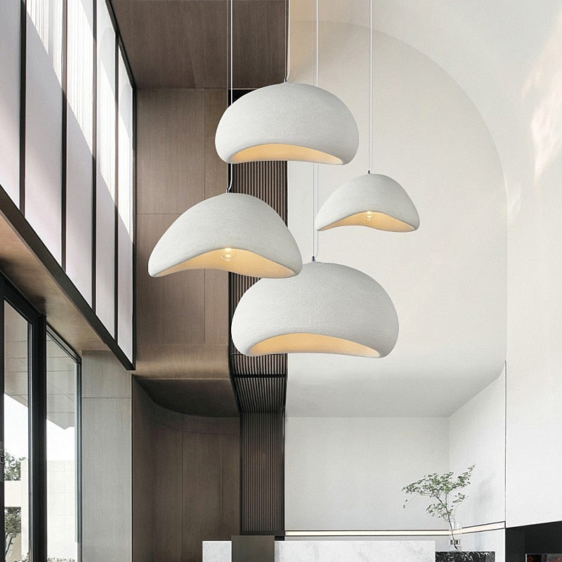 ZenForma Pendant Light – Wabi-Sabi design hanglamp met zachte organische vorm