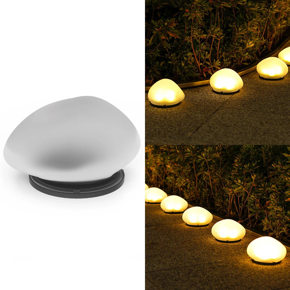 StoneGlow Solar Light – Design kiezelsteen tuinlamp op zonne-energie