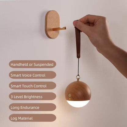 LumiVoice Lamp – Draadloze designlamp met touch & spraakfunctie